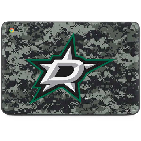 NHL Dallas Stars Camo HP Chromebook Skin