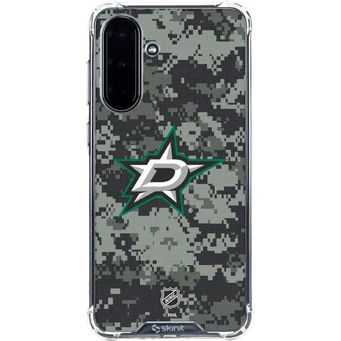 NHL Dallas Stars Camo Galaxy A36 5G Clear Case