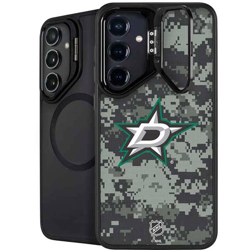 NHL Dallas Stars Camo Galaxy S24 Kickstand Case