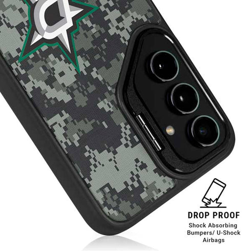 NHL Dallas Stars Camo Galaxy S25 Ultra Kickstand Case