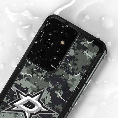 NHL Dallas Stars Camo Galaxy S24 Ultra Waterproof Case