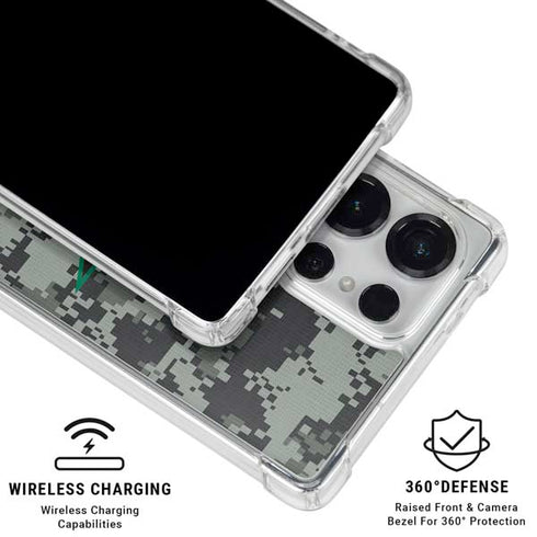 NHL Dallas Stars Camo Galaxy S25 Ultra Clear Case