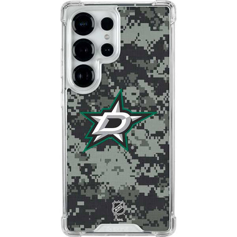 NHL Dallas Stars Camo Galaxy S26 Ultra Clear Case