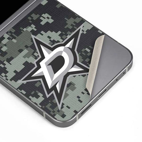 NHL Dallas Stars Camo Galaxy Z Flip6 Skin