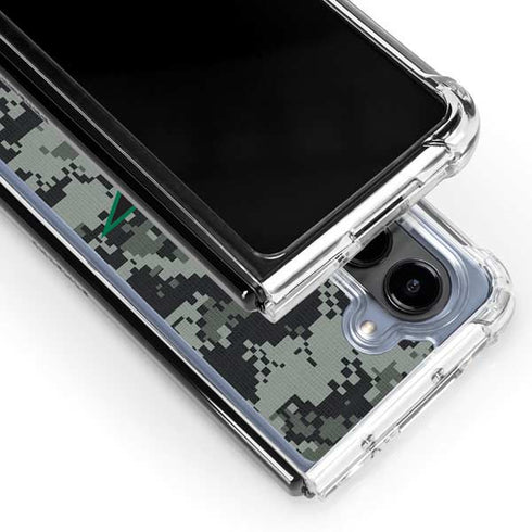 NHL Dallas Stars Camo Galaxy Z Fold5 5G Clear Case