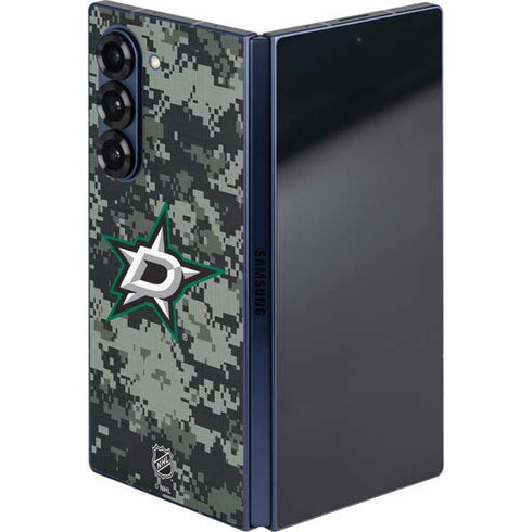 NHL Dallas Stars Camo Galaxy Z Fold6 Skin