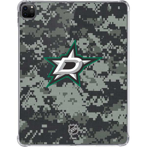 NHL Dallas Stars Camo iPad Pro 11in (2024) Clear Case