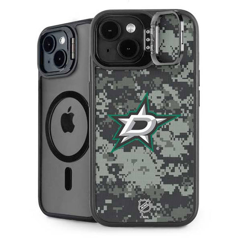 NHL Dallas Stars Camo iPhone 14 Plus Kickstand Case