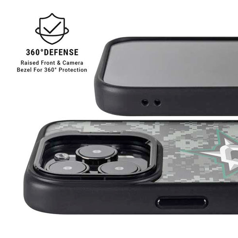 NHL Dallas Stars Camo iPhone 14 Pro Max Kickstand Case