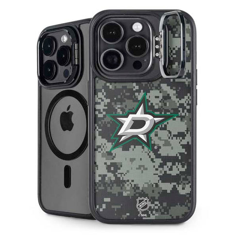 NHL Dallas Stars Camo iPhone 15 Pro Kickstand Case