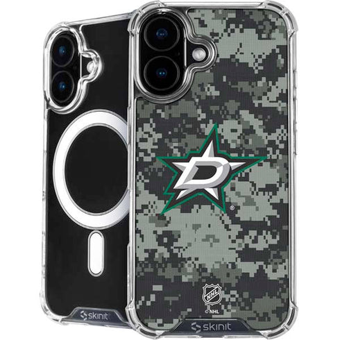 NHL Dallas Stars Camo iPhone 16 MagSafe Case