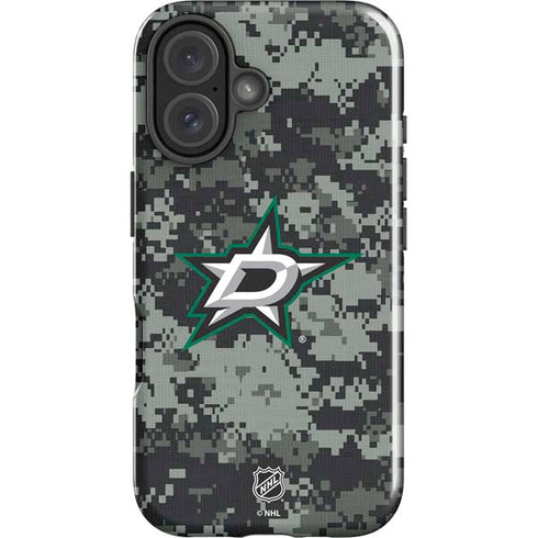 NHL Dallas Stars Camo iPhone 16 Plus Impact Case