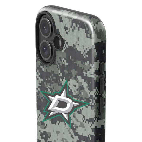 NHL Dallas Stars Camo iPhone 16 Plus Impact Case