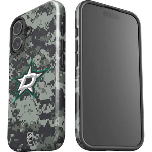 NHL Dallas Stars Camo iPhone 16 Plus Impact Case
