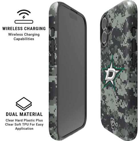 NHL Dallas Stars Camo iPhone 16 Plus Magsafe Impact Case
