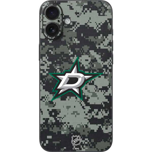 NHL Dallas Stars Camo iPhone 16 Plus Skin