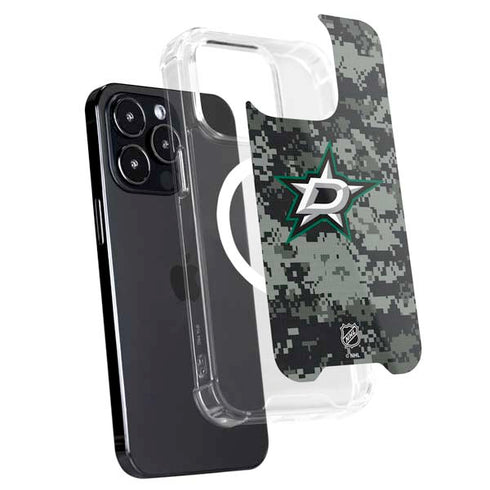 NHL Dallas Stars Camo iPhone 16 Pro MagSafe Case