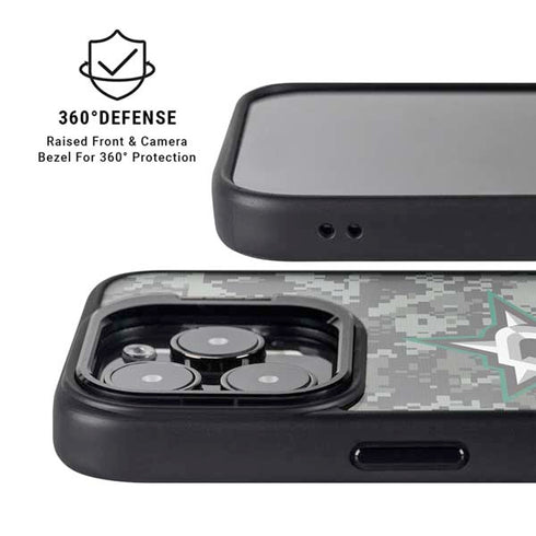 NHL Dallas Stars Camo iPhone 16 Pro Max Kickstand Case
