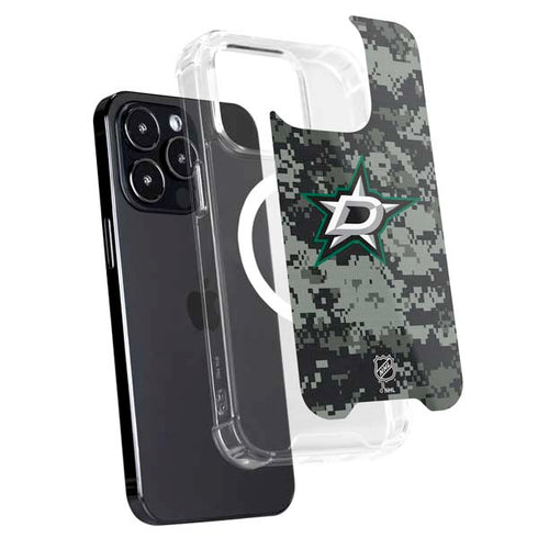 NHL Dallas Stars Camo iPhone 16 Pro Max MagSafe Case