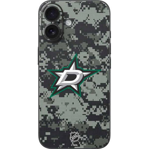 NHL Dallas Stars Camo iPhone 16 Skin