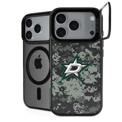 NHL Dallas Stars Camo iPhone 18 Pro Kickstand Case
