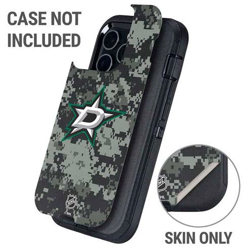 NHL Dallas Stars Camo Otterbox Defender iPhone Skin