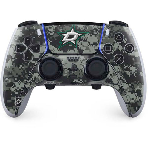 NHL Dallas Stars Camo PS5 DualSense Edge Pro Controller Skin