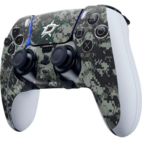 NHL Dallas Stars Camo PS5 DualSense Edge Pro Controller Skin
