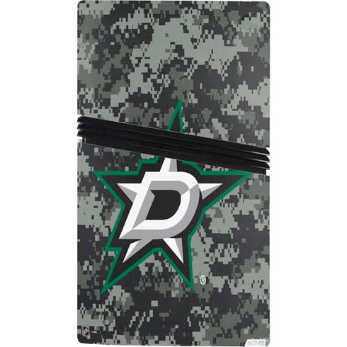 NHL Dallas Stars Camo PS5 Pro Console Skin