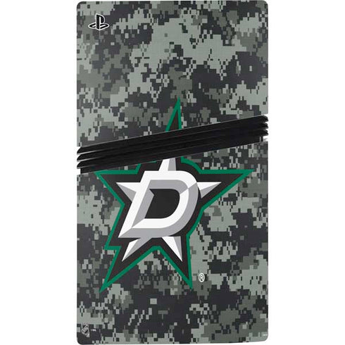 NHL Dallas Stars Camo PS5 Pro Disk Bundle Skin