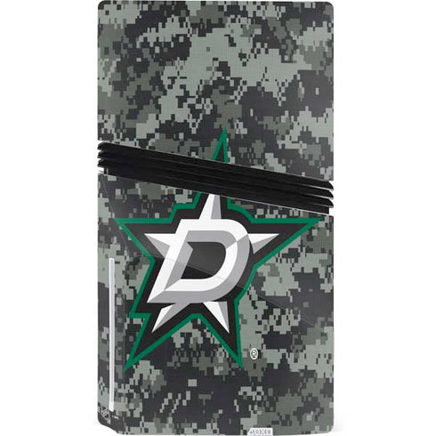 NHL Dallas Stars Camo PS5 Pro Disk Bundle Skin