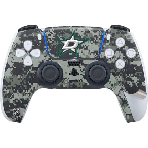 NHL Dallas Stars Camo PS5 Pro Disk Bundle Skin