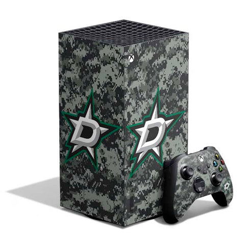 NHL Dallas Stars Camo XBox Series X Digital Edition Bundle Skin