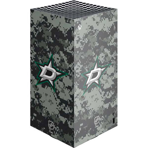 NHL Dallas Stars Camo XBox Series X Digital Edition Console Skin