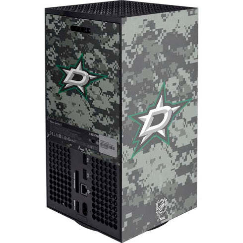 NHL Dallas Stars Camo XBox Series X Digital Edition Console Skin