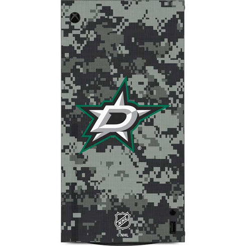 NHL Dallas Stars Camo XBox Series X Digital Edition Console Skin