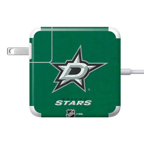 NHL Dallas Stars Distressed 85W Power Adapter (15 and 17 inch MacBook Pro Charger) Skin