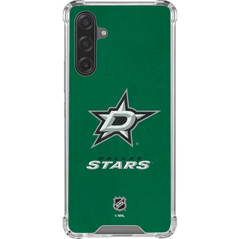 NHL Dallas Stars Distressed Galaxy A17 Clear Case