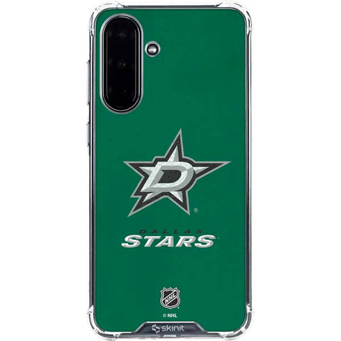 NHL Dallas Stars Distressed Galaxy A36 5G Clear Case