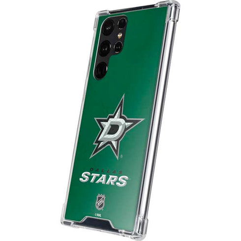 NHL Dallas Stars Distressed Galaxy S23 Ultra Clear Case
