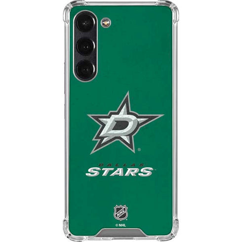 NHL Dallas Stars Distressed Galaxy S24 FE Clear Case