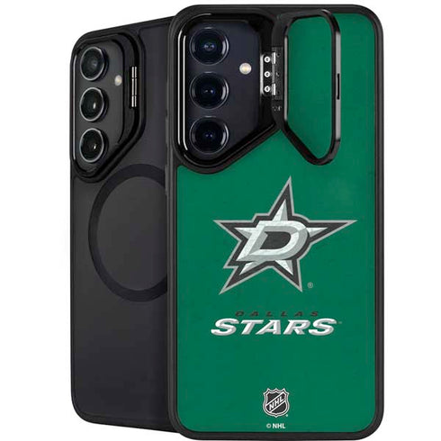 NHL Dallas Stars Distressed Galaxy S24 FE Kickstand Case