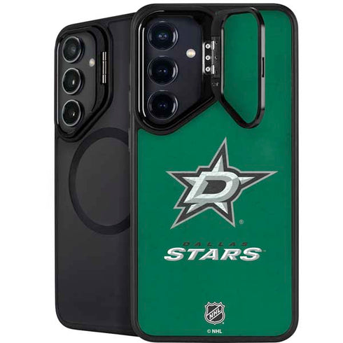 NHL Dallas Stars Distressed Galaxy S25 FE Kickstand Case