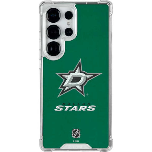 NHL Dallas Stars Distressed Galaxy S25 Ultra Clear Case