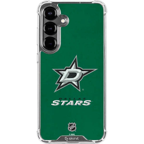 NHL Dallas Stars Distressed Galaxy S26 Clear Case