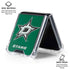 NHL Dallas Stars Distressed Galaxy Z Flip6 Clear Case