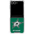 NHL Dallas Stars Distressed Galaxy Z Flip7 Clear Case