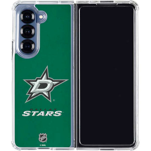 NHL Dallas Stars Distressed Galaxy Z Fold6 Clear Case