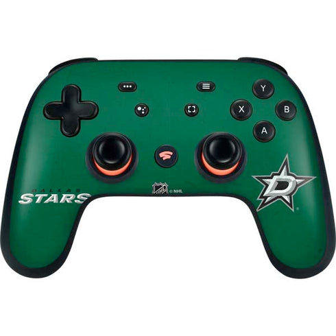 NHL Dallas Stars Distressed Google Stadia Controller Skin
