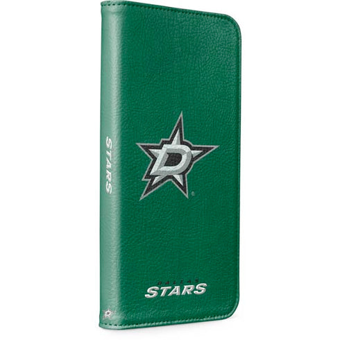 NHL Dallas Stars Distressed iPhone 15 Plus Folio Case